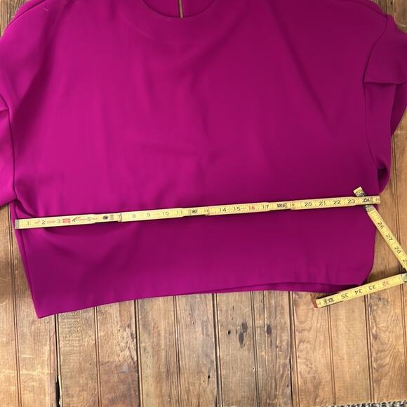 IRO butterfly sleeve pink Ulta top boxy short size 34/small - Picture 4 of 8